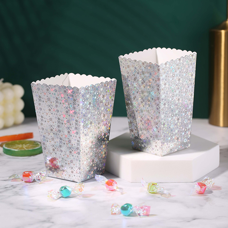 Food Snacks Party - 25/50cs Cartoon Paper Candy Gift Popcorn