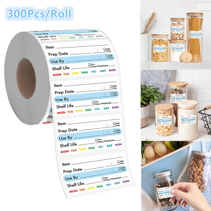 Candy Sour Strip - ^300Pcs/Roll Kitchen Date Food Sticker Label