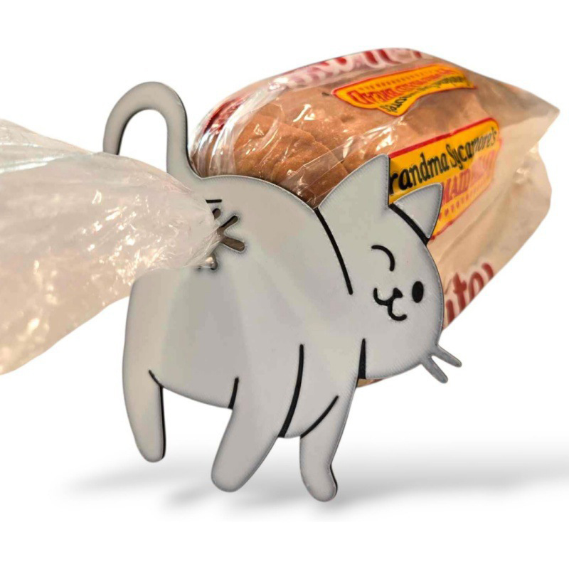 Food Lovers Snacks - ★▲2pcs 3D Cat Butt Bread Bag
