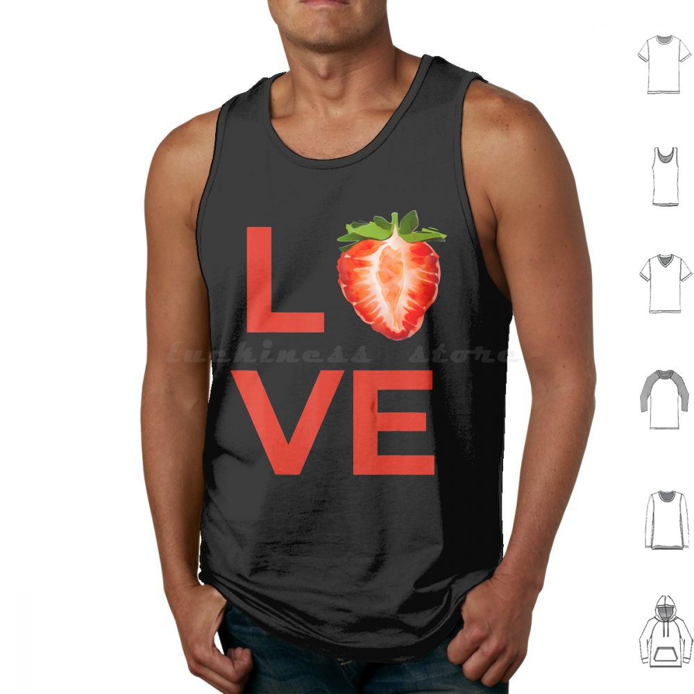Food Lovers Snacks - Love Strawberry Fruit Lovers Vegan Veggie