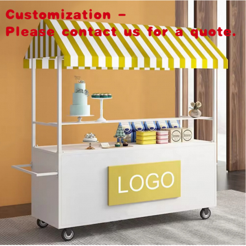 Food Snacks To Sell - custom.Move Market Stall Cart Stainless Steel