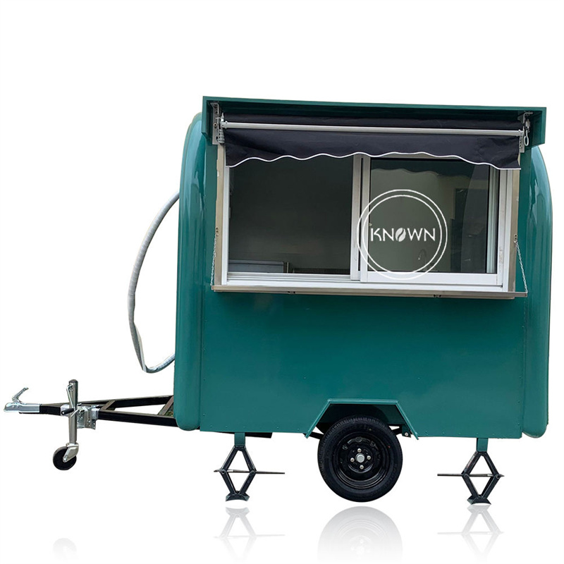 Food Snacks To Sell - Street Mobile Coffee Hotdog Vending Trailer