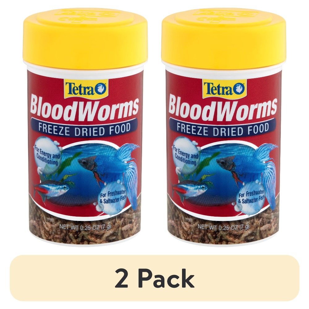 Food Protein Snacks - Freeze Dried Bloodworms Fish Food High