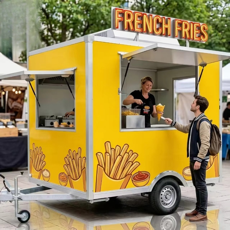 Food Snacks To Sell - Mobile Snack Cart with Wheels Easy