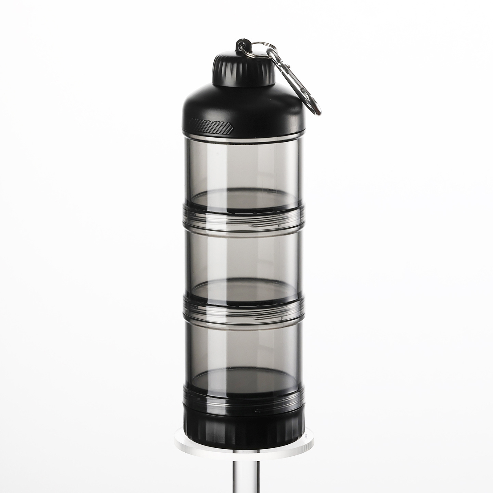 Food Protein Snacks - Portable 3-Layer Powder Dispenser Box Food-Grade