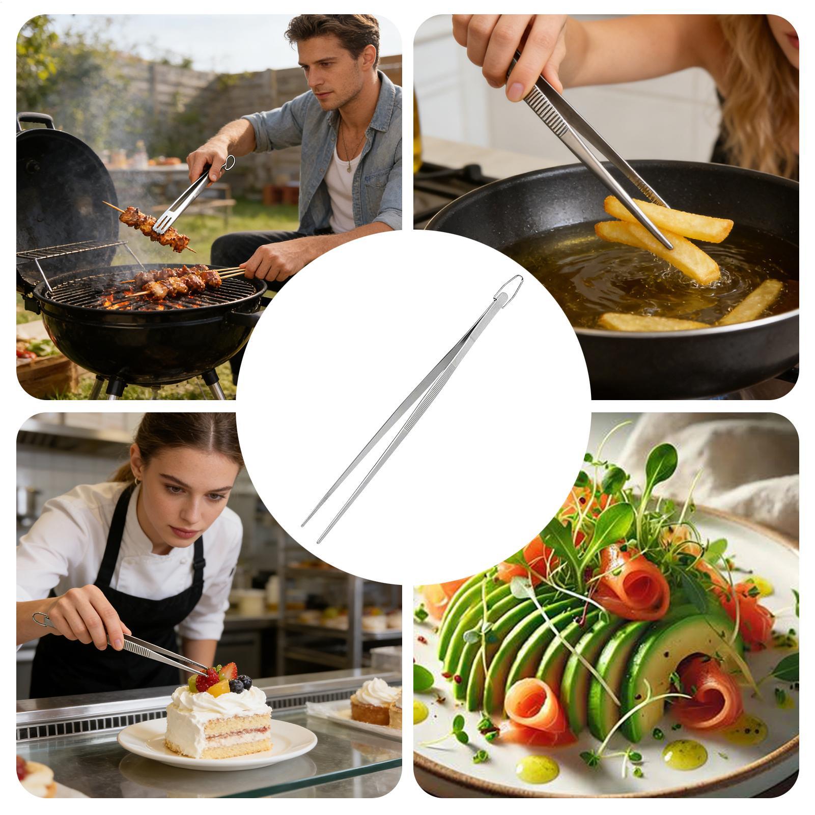 Cooking Tongs Tweezers Food To - Food Snacks Party review and price