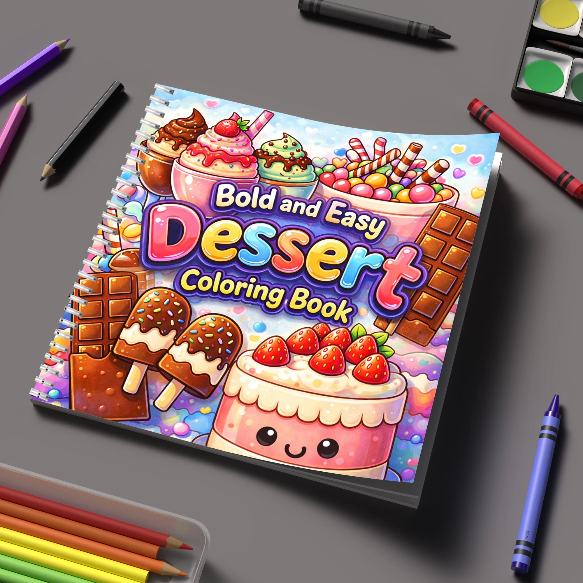 Coloring Book Easy Dessert for - Food And Snacks Coloring Book review and price