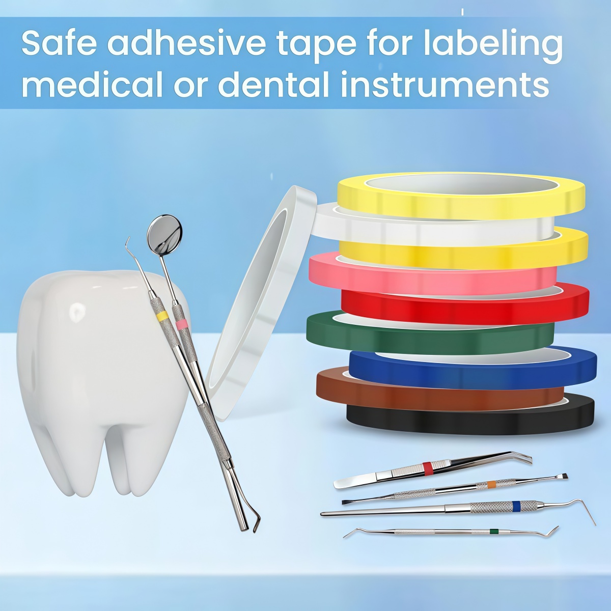 1 Roll Dental Instruments Tape - Candy Sour Strip review and price