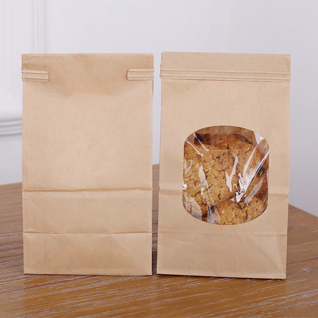 10Pcs Bakery Bags, Window Seal - Food Snacks Party review and price