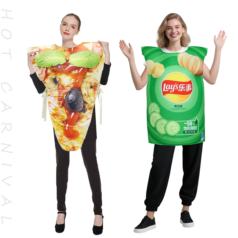 Funny Fancy Food Sponge Suit H - Food Snacks Party review and price