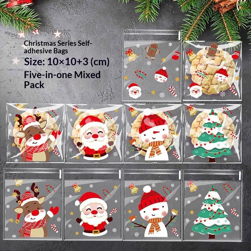100pcs Christmas Self Adhesive - Xmas Food Snacks review and price