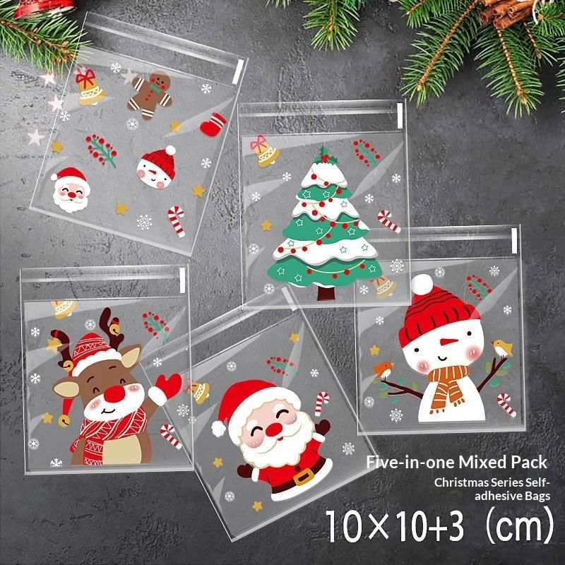 100pcs Christmas Self Adhesive - Xmas Food Snacks review and price