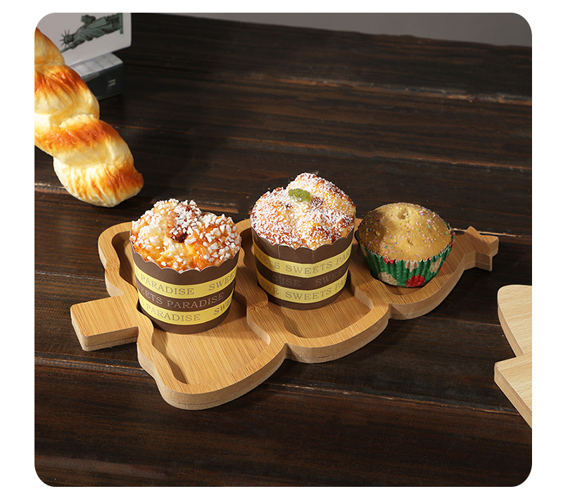 Christmas Plate Wooden Tray Xm - Xmas Food Snacks review and price