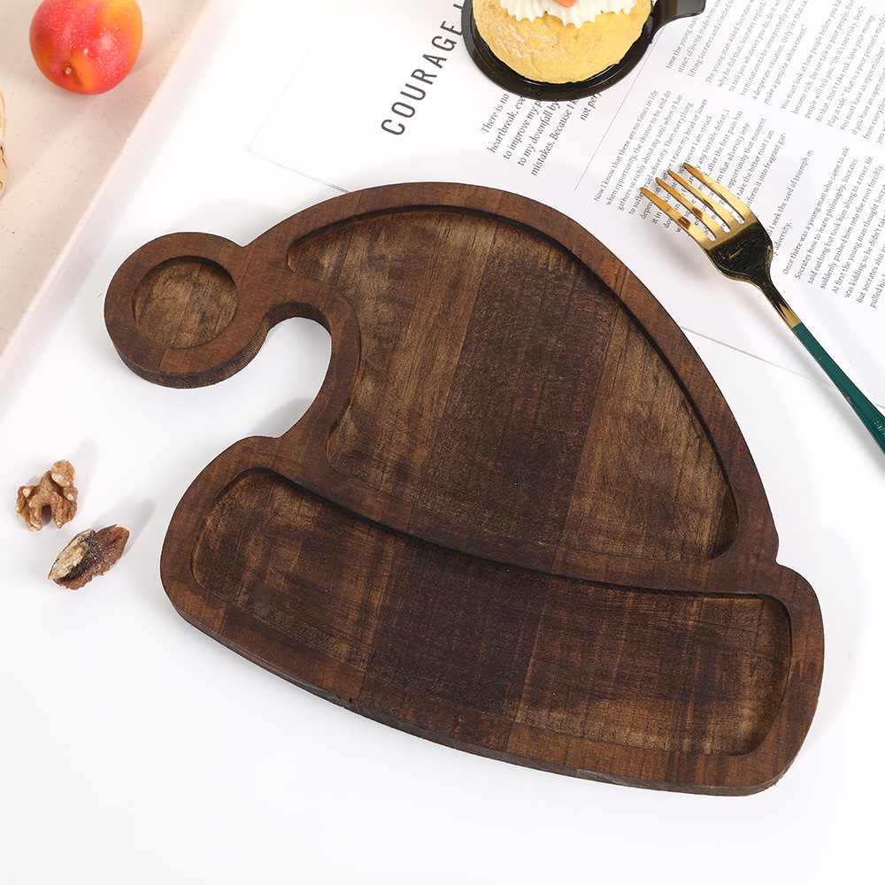 Christmas Tree Hat Shape Tray  - Xmas Food Snacks review and price