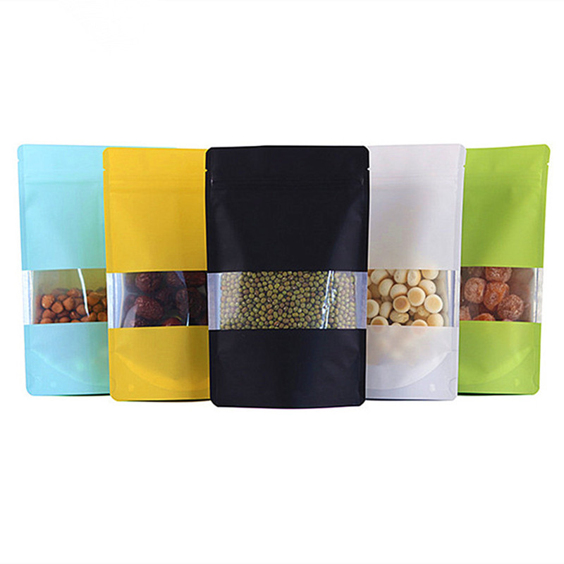 100PCS Foil Window Ziplock Bag - Xmas Food Snacks review and price