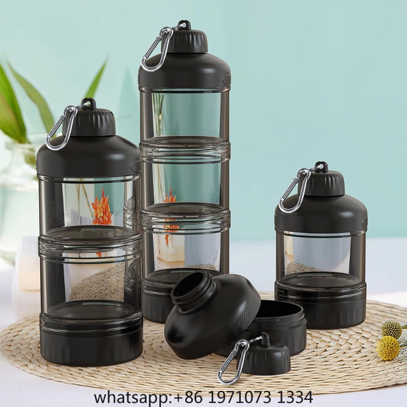 Portable 3-Layer Powder Dispen - Food Protein Snacks review and price