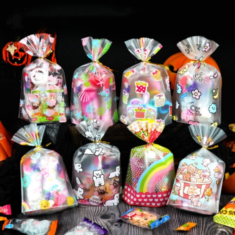 100PCS Bag With Ties Open Top  - Xmas Food Snacks review and price