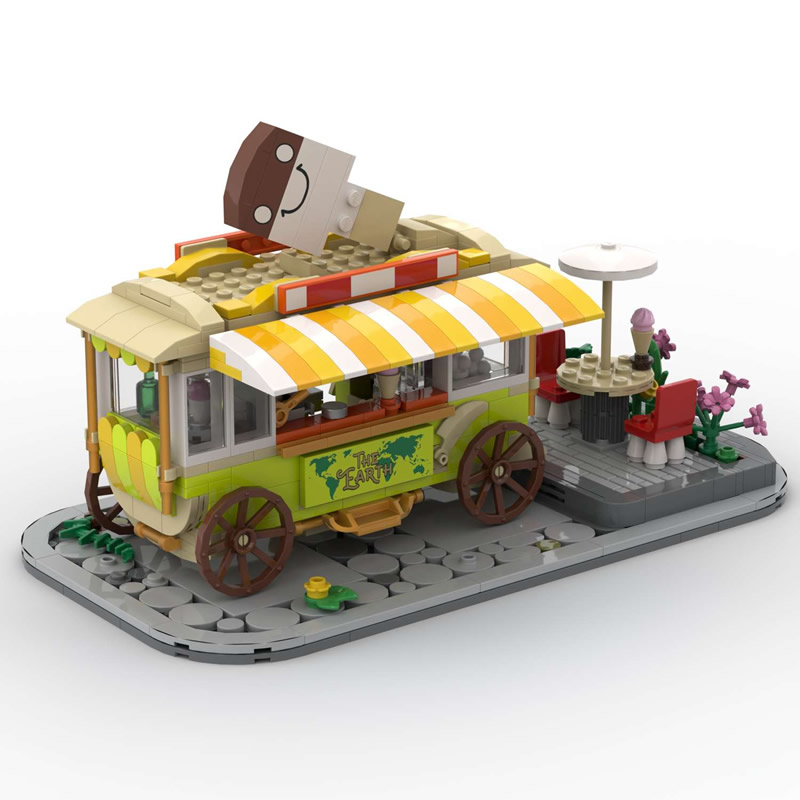 Retro Dessert Food Cart Modula - Xmas Food Snacks review and price