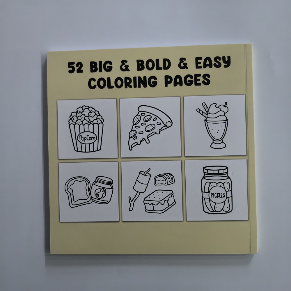 Food Drinks Desserts Coloring  - Food And Snacks Coloring Book review and price