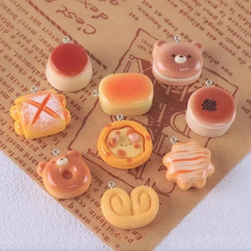 10Pcs Cute Bear Pudding Tart B - Food Snacks Party review and price