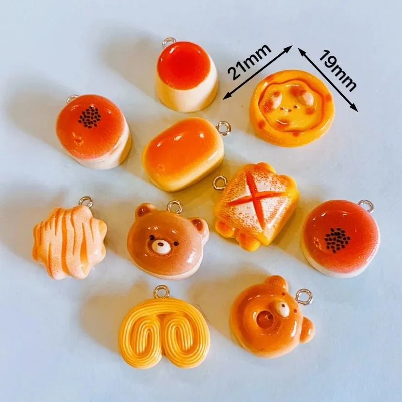 10Pcs Cute Bear Pudding Tart B - Food Snacks Party review and price