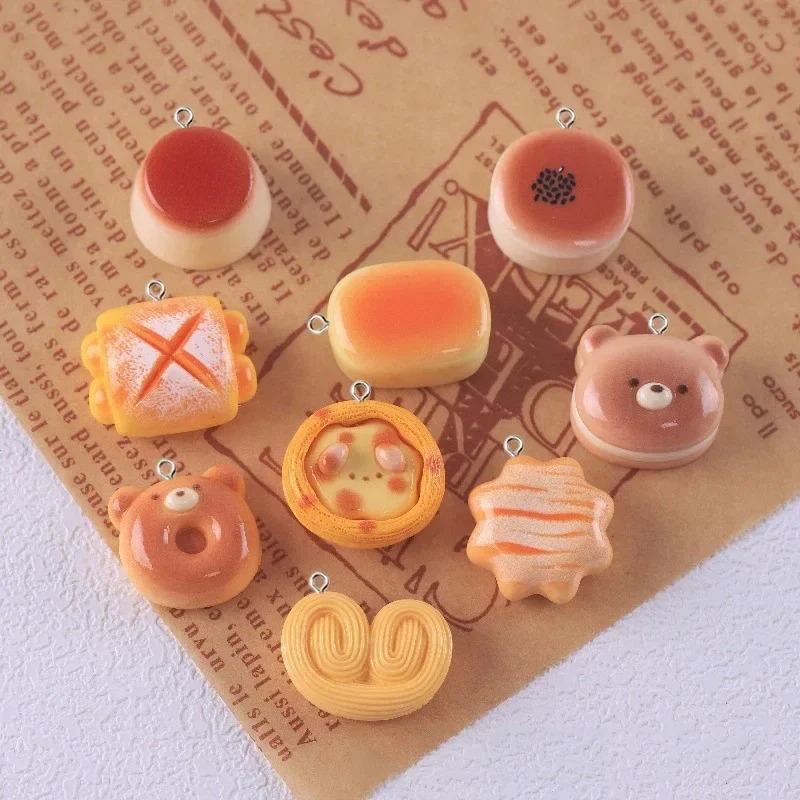 10Pcs Cute Bear Pudding Tart B - Food Snacks Party review and price