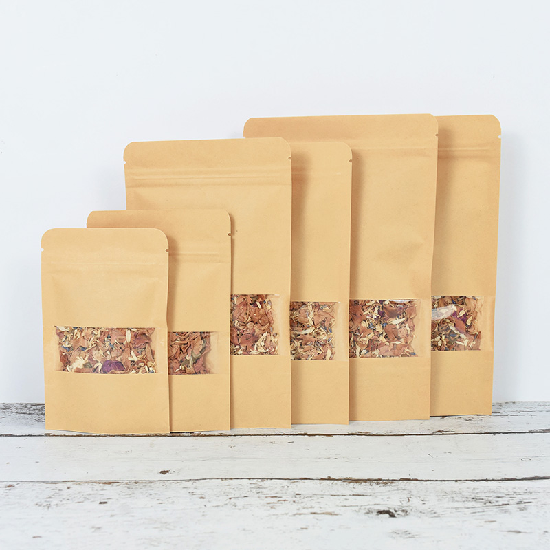 20/50pcs Kraft Paper Zip Lock  - Food Snacks Party review and price