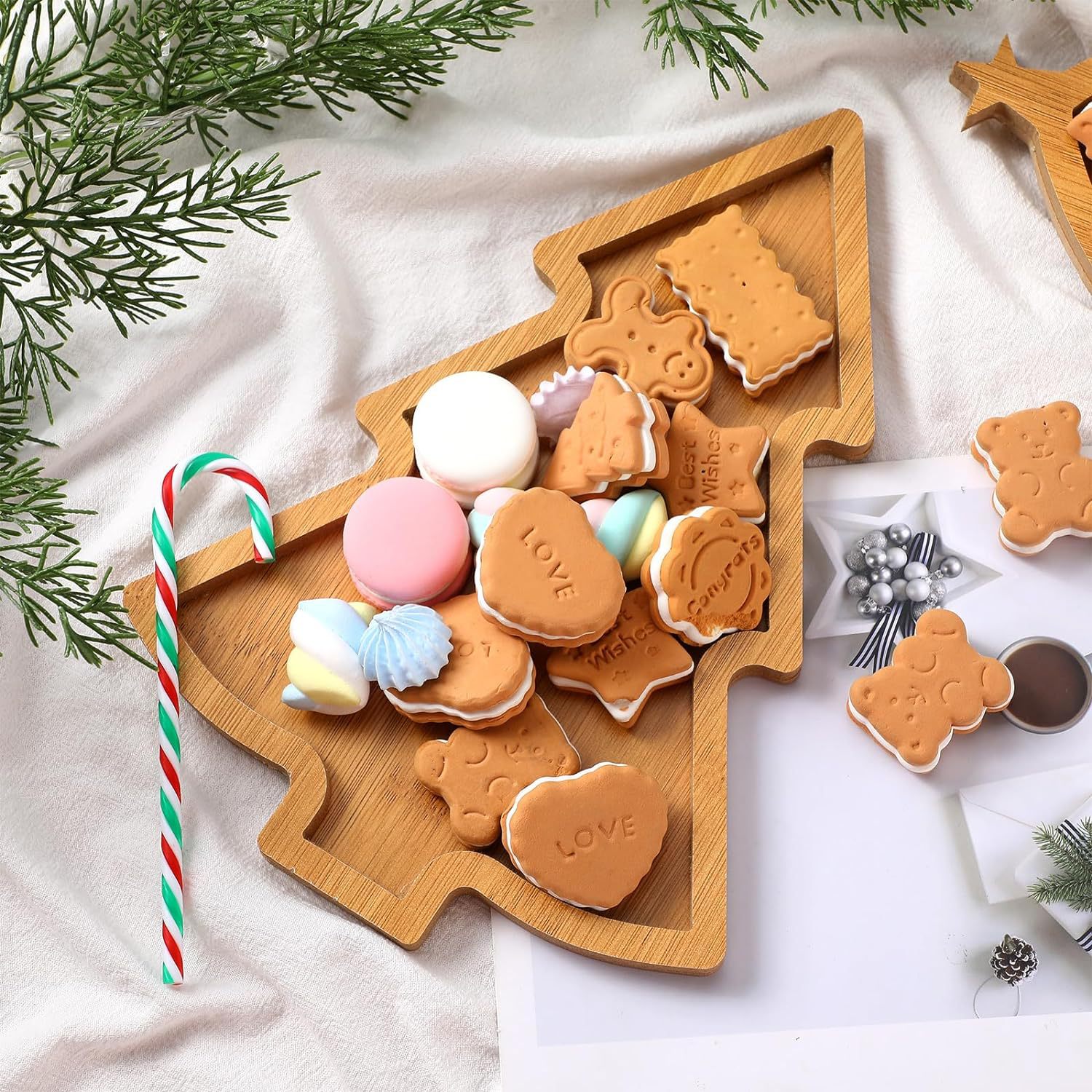 Christmas Tree Shaped Serving  - Xmas Food Snacks review and price