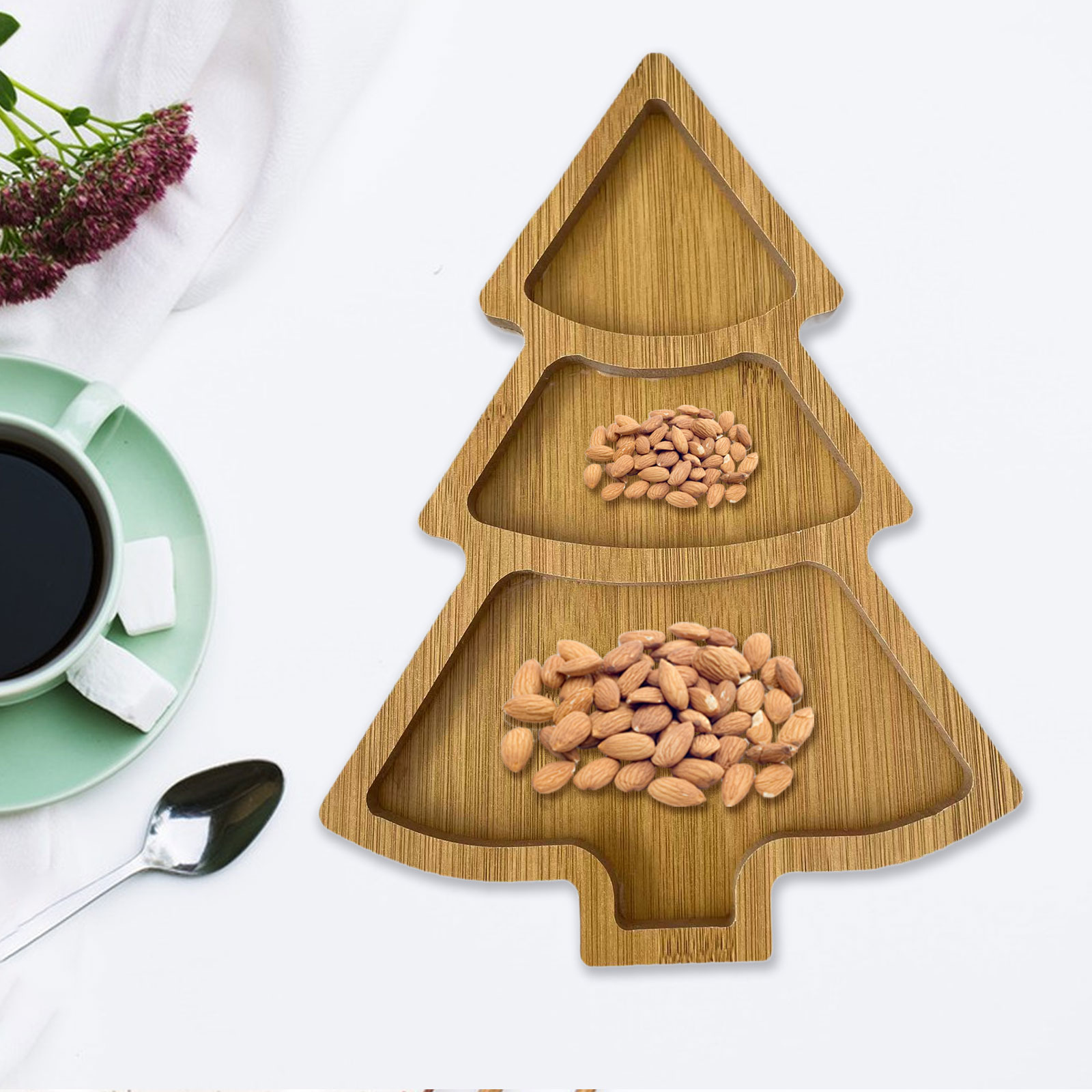 Christmas Tree Shaped Serving  - Xmas Food Snacks review and price