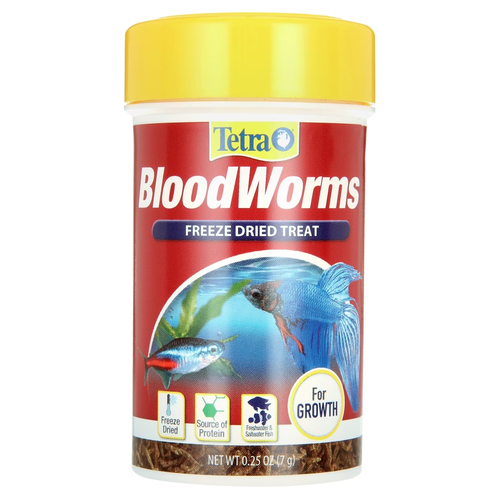 Freeze Dried Bloodworms Fish F - Food Protein Snacks review and price