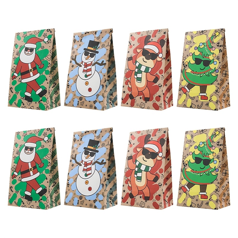 Christmas Paper Bags 24Pcs New - Xmas Food Snacks review and price
