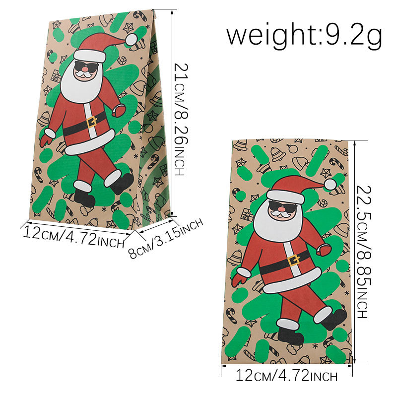 Christmas Paper Bags 24Pcs New - Xmas Food Snacks review and price