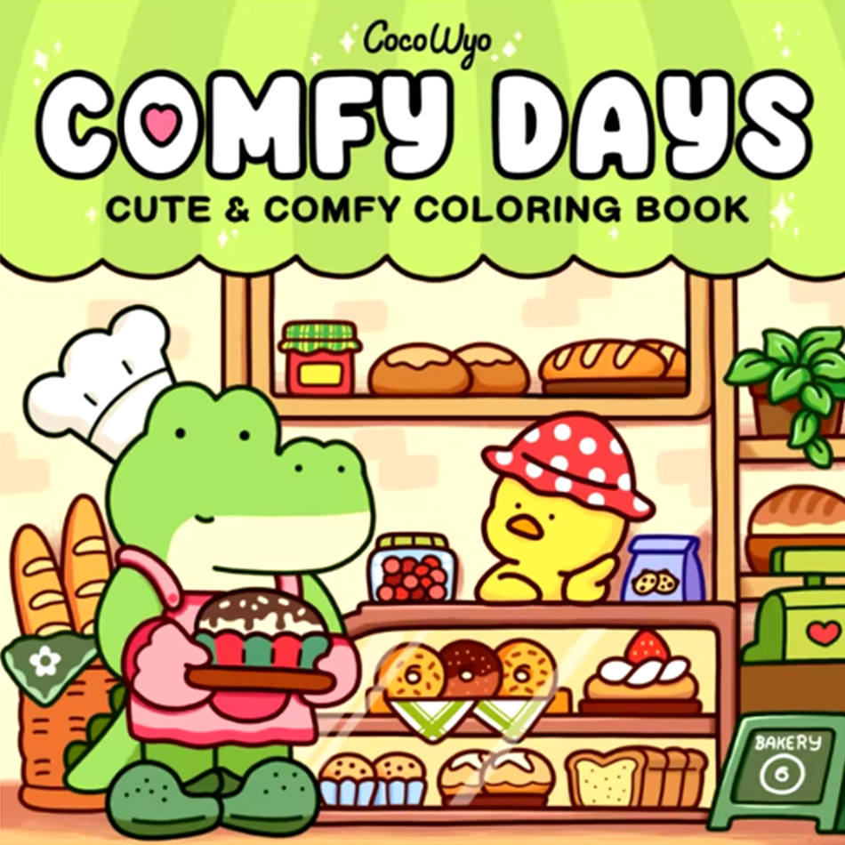 COZY FRIENDS Coloring Book For - Food And Snacks Coloring Book review and price
