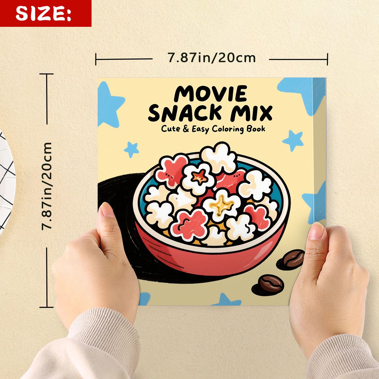 Movie Snack Mix Popcorn Bowl C - Food And Snacks Coloring Book review and price