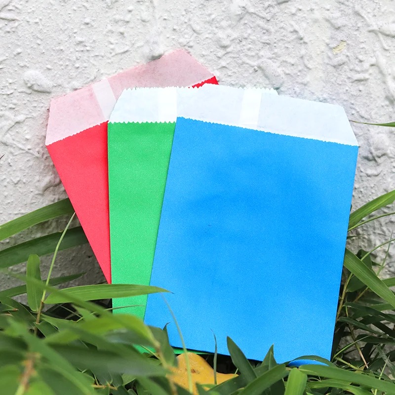 50/100pcs color Gift Kraft Pap - Food Snacks Party review and price