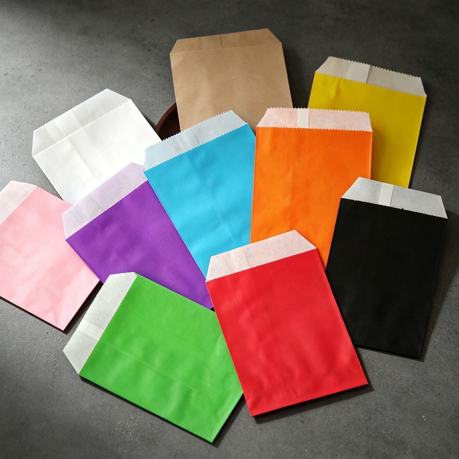 50/100pcs color Gift Kraft Pap - Food Snacks Party review and price