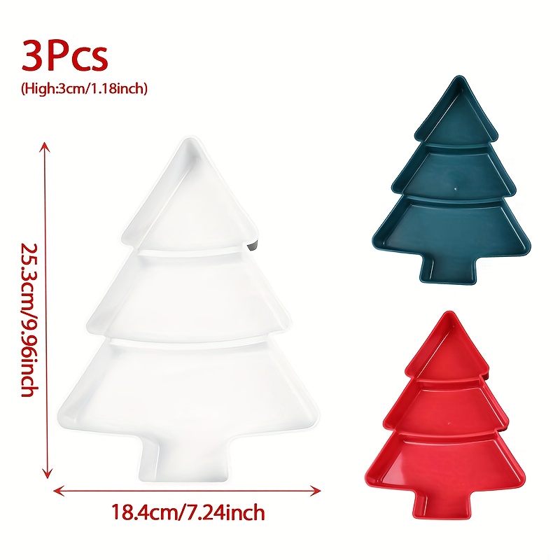 3Pcs Christmas Tree Food Decor - Xmas Food Snacks review and price
